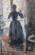 unknow artist woman at the window France oil painting reproduction